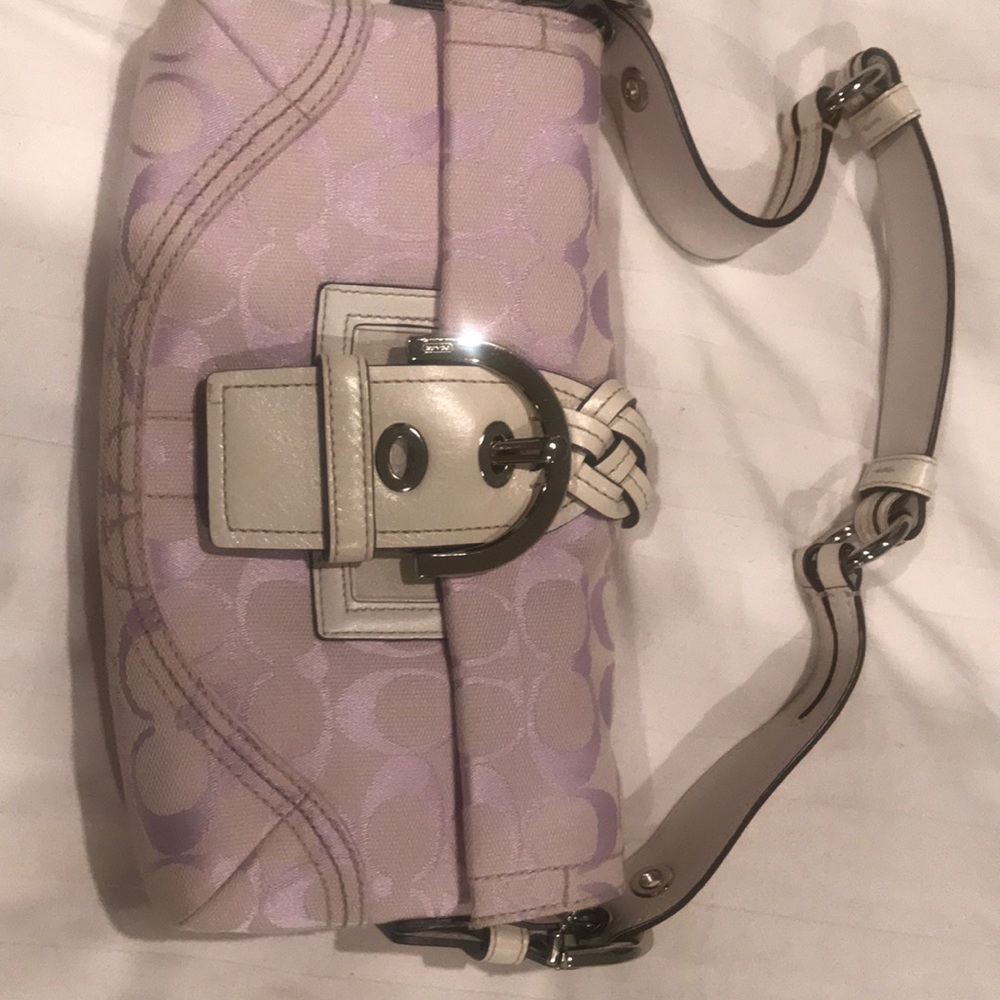 Coach lavender purse